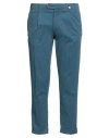Myths Man Pants Slate Blue Size 38 Cotton, Elastane