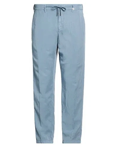 Myths Man Pants Slate Blue Size 40 Lyocell, Linen, Cotton