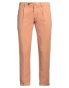 Myths Man Pants Tan Size 32 Lyocell, Linen, Cotton In Brown