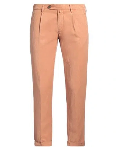 Myths Man Pants Tan Size 32 Lyocell, Linen, Cotton In Brown