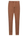 Myths Man Pants Tan Size 34 Cotton, Elastane In Brown