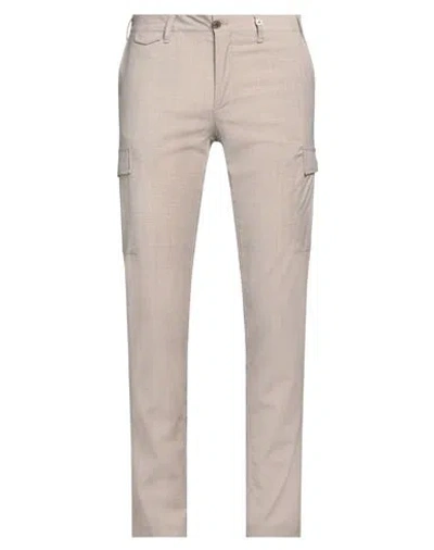 Myths Man Pants Taupe Size 34 Polyester, Wool, Elastane In Grey