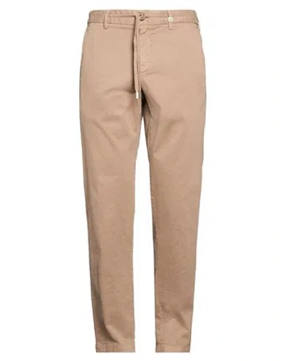 Myths Man Pants Taupe Size 38 Cotton, Elastane In Neutral