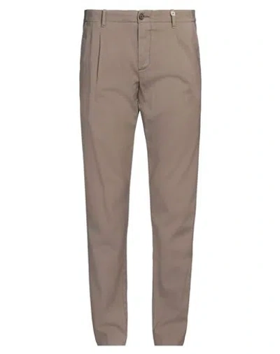 Myths Man Pants Taupe Size 38 Virgin Wool In Grey