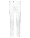 Myths Man Pants Ivory Size 38 Cotton, Elastane In White