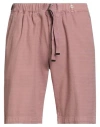 Myths Man Shorts & Bermuda Shorts Antique Rose Size 32 Cotton, Elastane In Multi