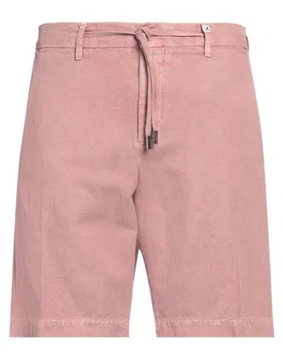 Myths Man Shorts & Bermuda Shorts Antique Rose Size 28 Cotton, Linen, Tencel In Pink