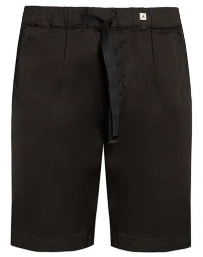 Myths Man Shorts & Bermuda Shorts Black Size 28 Cotton, Silk, Elastane
