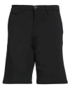 Myths Man Shorts & Bermuda Shorts Black Size 36 Viscose, Polyamide, Elastane In Black