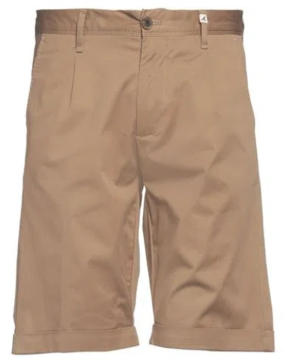 Myths Man Shorts & Bermuda Shorts Camel Size 30 Cotton, Elastane In Beige