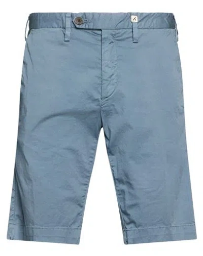 Myths Man Shorts & Bermuda Shorts Grey Size 28 Cotton, Elastane