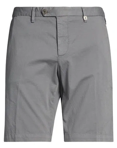 Myths Man Shorts & Bermuda Shorts Grey Size 38 Cotton, Elastane In Gray