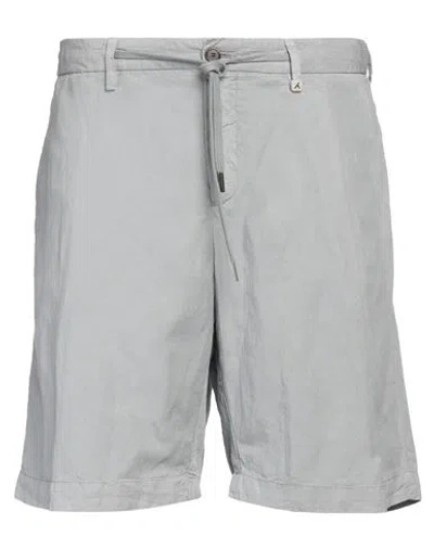 Myths Man Shorts & Bermuda Shorts Grey Size 44 Lyocell, Linen, Cotton In Grey