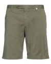Myths Man Shorts & Bermuda Shorts Military Green Size 40 Cotton, Elastane