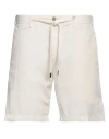 Myths Bermuda Shorts With Drawstring Waist In Off White
