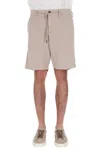 Myths Elasticated Drawstring Shorts In Nude