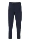 Myths Man Pants Midnight Blue Size 28 Virgin Wool In Blue