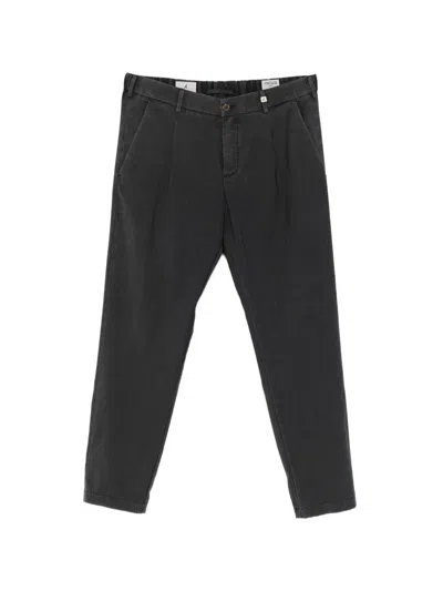 Myths Pantaloni Neri In Lana Vergine  In Multi