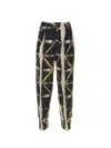 MYTHS HIGH-WAISTED PATTERNED TROUSERS