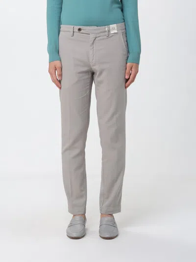 Myths Ice Cotton Chino Trousers In Gray