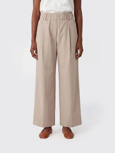 Myths Pants Woman Color Brown In Neutral
