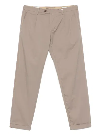 Myths Pleat-detailed Trousers In Grey