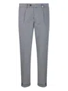 Myths Pleated-front Trousers In Gray