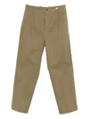 Myths Pleated-front Trousers In Green