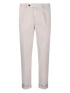 Myths Pleated-front Trousers In Neutral