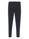 Myths Pleated-pocket Trousers In Black