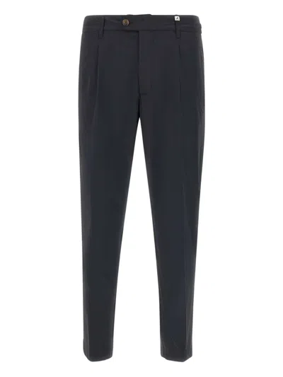 Myths Pleated-pocket Trousers In Black