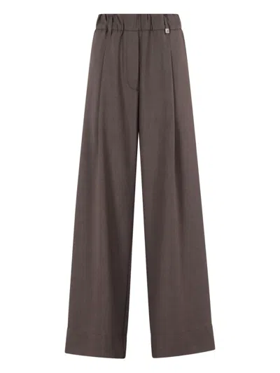 Myths Pleated Straight-leg Trousers In Multi