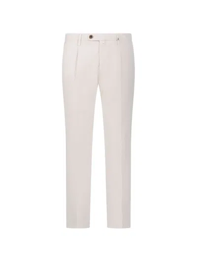 Myths Pleated Straight-leg Trousers In Metallic
