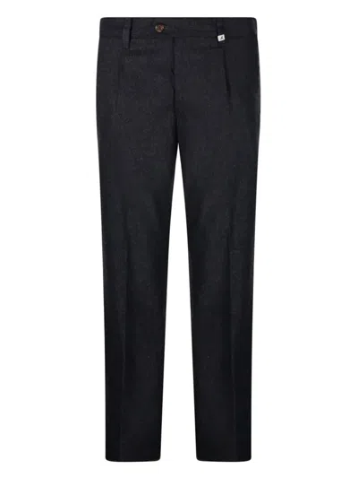 Myths Pleated Tailored Trousers In Blue