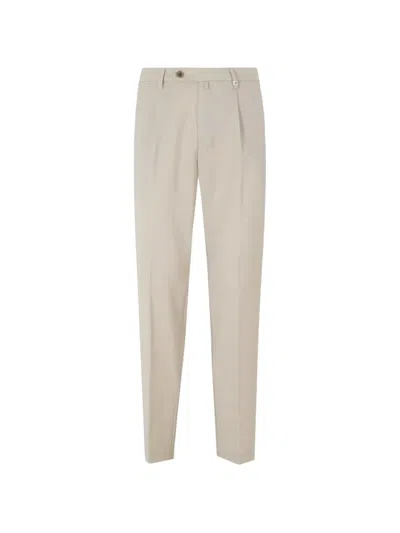 Myths Pleated Tailored Trousers In Neutral
