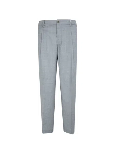 Myths Pleated Wool Trousers In Gray