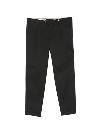 Myths Pleated-detail Trousers In Black