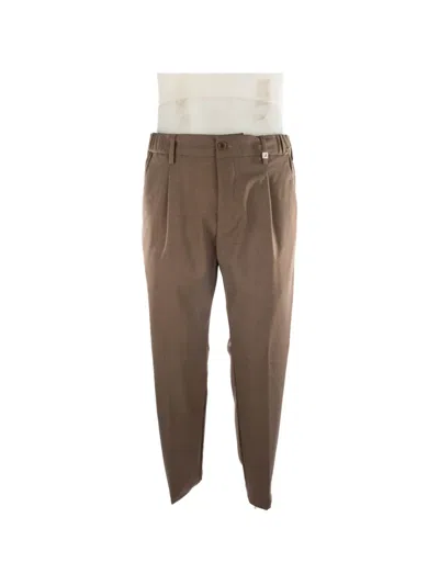Myths Pleated-detail Trousers In Brown