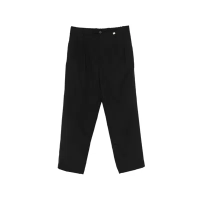 Myths Poseidone Pleated Trousers In Black