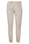 Myths Sand-colored Linen-cotton-lyocell Trousers In Neutrals