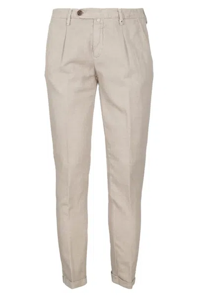 Myths Sand-colored Linen-cotton-lyocell Trousers In Neutrals