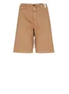 Myths Button-fastening Bermuda Shorts In Brown