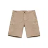 Myths Cotton Cargo Shorts In Brown