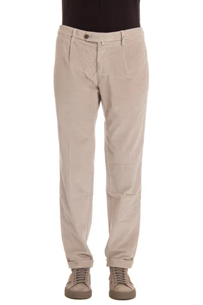 Myths Soft Velvet Trousers Mod. Zeus In Neutral