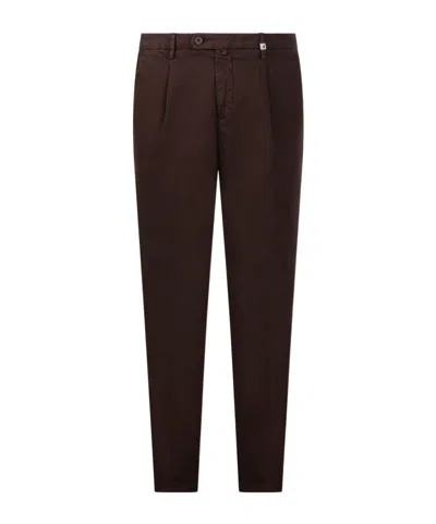 Myths Straight-leg Casual Trousers In Black