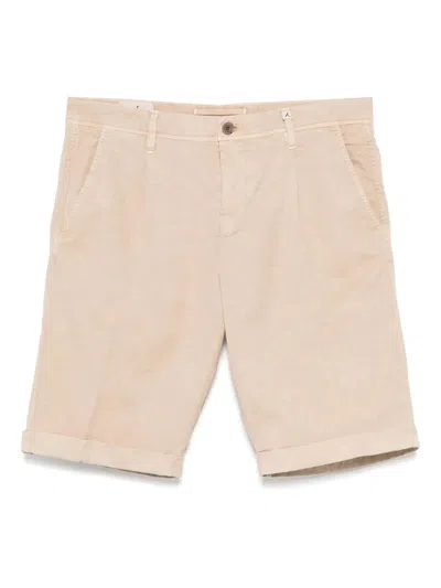 Myths Straight-leg Chino Shorts In Brown