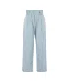 Myths Lightweight Striped Pants With Elasticized Waistband