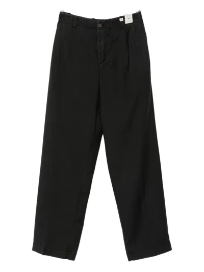MYTHS TAILORED FIT BLACK TROUSERS WITH CLASSIC WAISTBAND