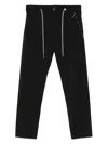 Myths Tapered Trousers In Black