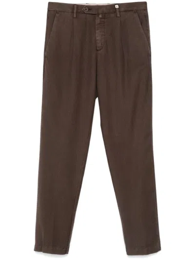 Myths Tapered Trousers In Brown